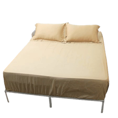 Soulmate Bedsheet Sprei Sutra Organik Polos