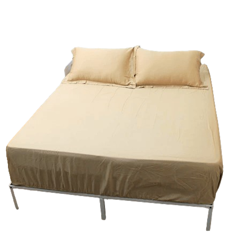 Soulmate Bedsheet Sprei Sutra Organik Polos 1