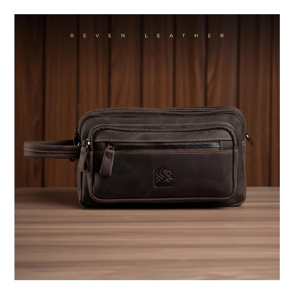 Reven Leather Nakula Pouch Bag 2
