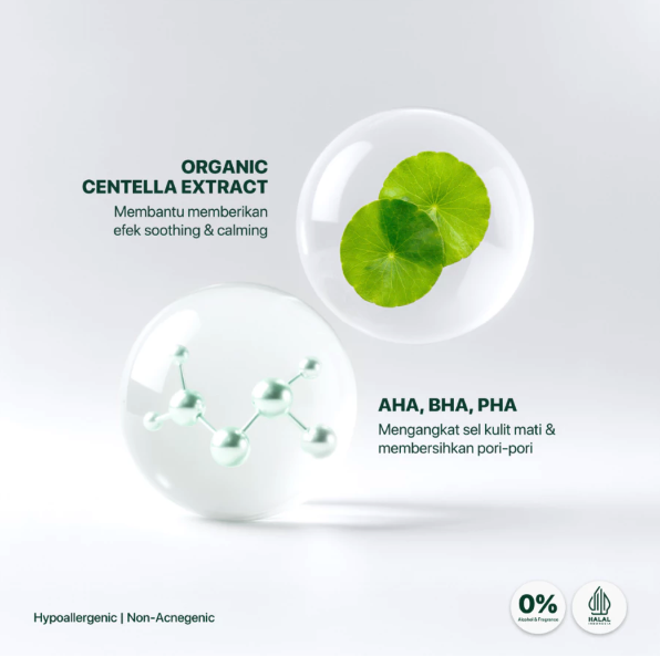 Penta Natural Kosmetindo N'PURE Cica Acne Care Complex Treatment Face Essence Sheet Mask