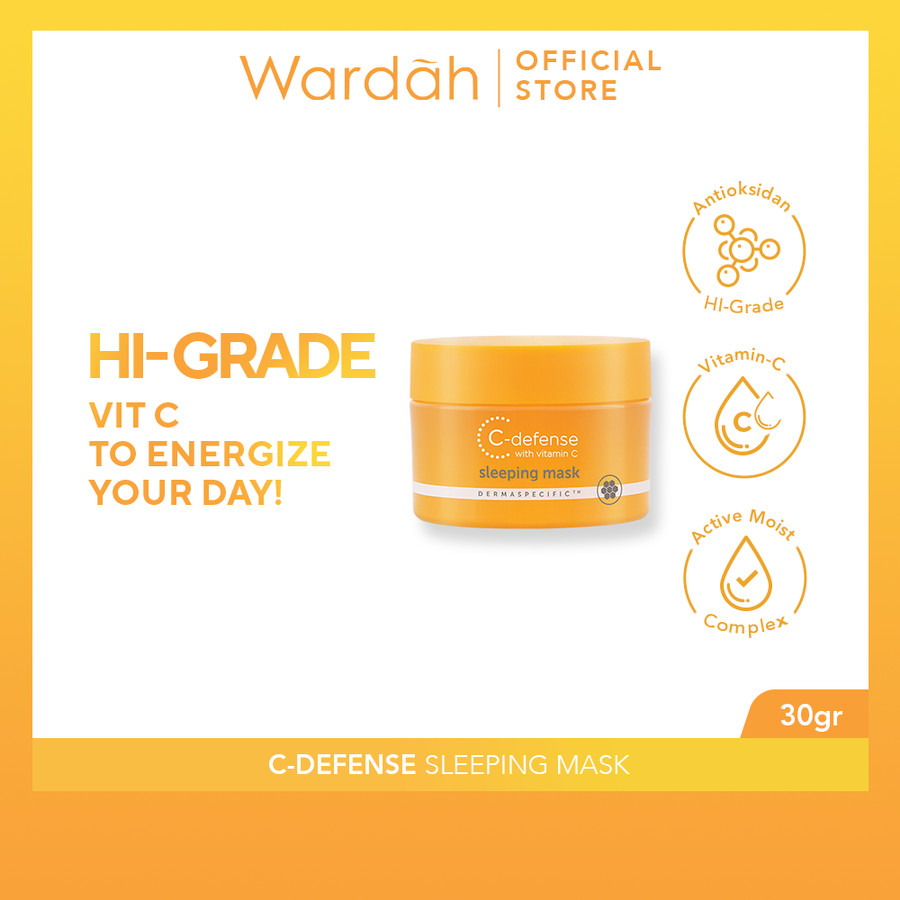 Wardah C-Defense Waterclay Mask