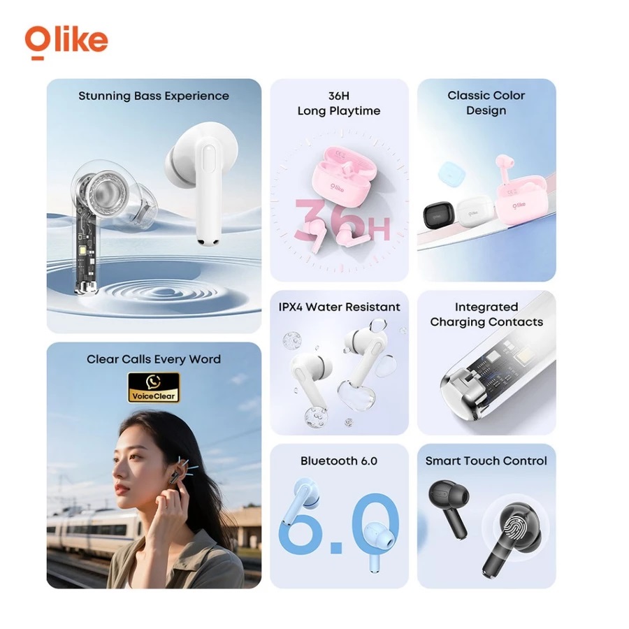 OASE Teknologi Asia Olike Super Bass TWS T114 Lite