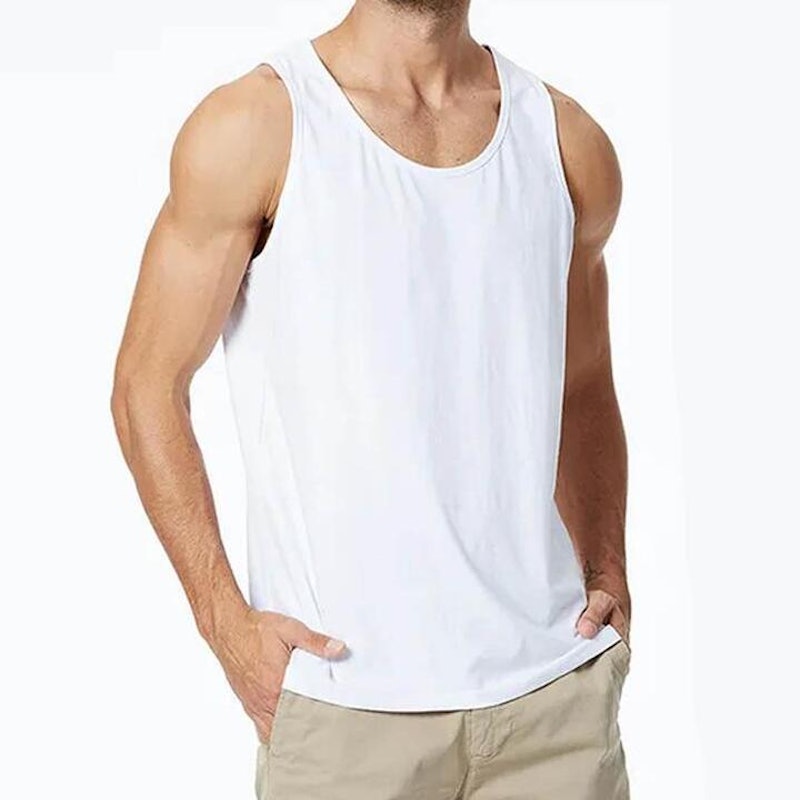 Swan Kaos Singlet Pria Type Premium Putih 3