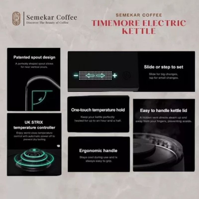 Timemore Fish Smart Electric Pour Over Kettle 5