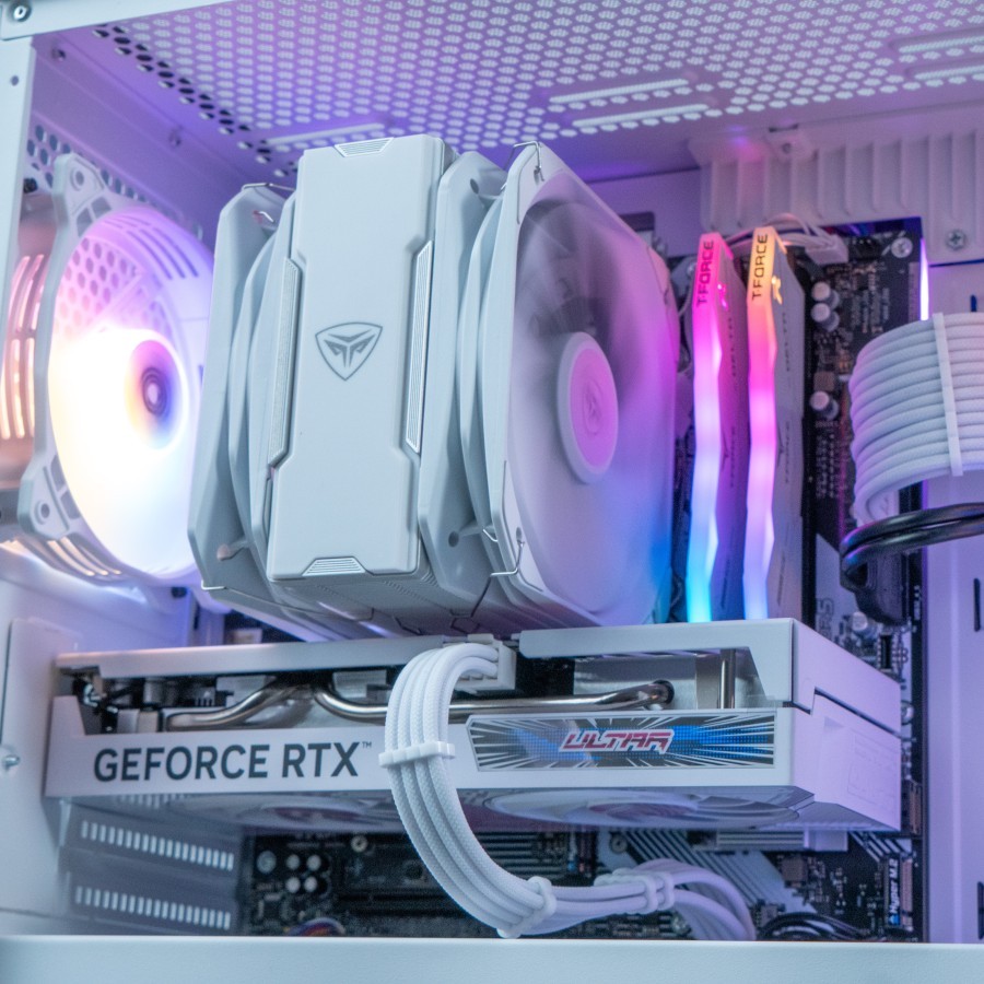 COC Komputer COC HOLY BOX PC Rakitan Intel DDR5 White V10.0