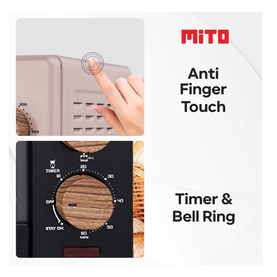 Maju Express Indonesia Mito Oven Listrik HIT Wood Series MO777