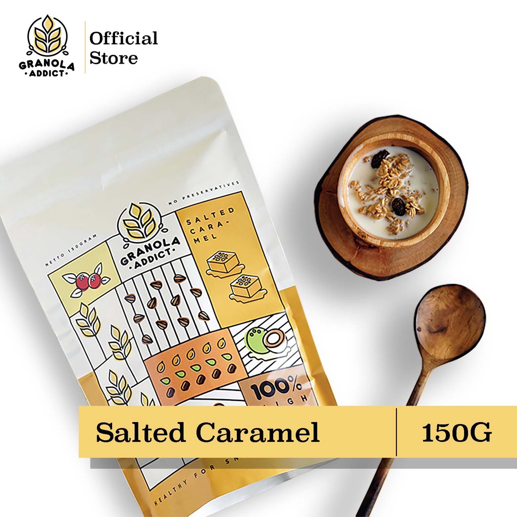 Alami Natural Organik Granola Addict Salted Caramel
