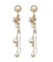 Snowflake and Pearl Earing 1