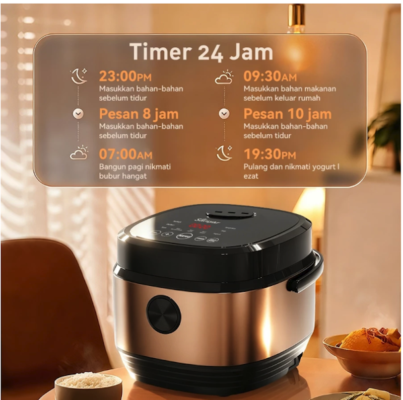 Saluyar Low Sugar Rice Cooker 5 Liter 4