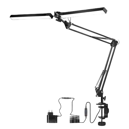 QIMEDO Lampu Meja Belajar Arsitek 24 Watt