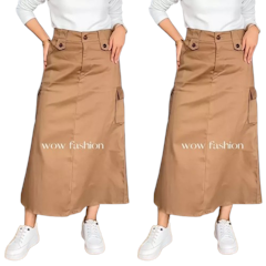 WOW Maira Rok Cargo Skirt Korean Style