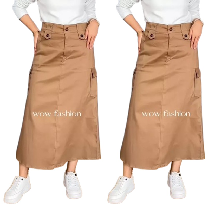 WOW Maira Rok Cargo Skirt Korean Style 1