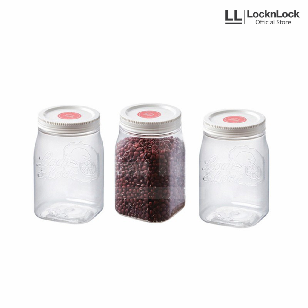 Lock & Lock LocknLock Toples Penyimpan Makanan (Dry Food Canister) Set 3PCS