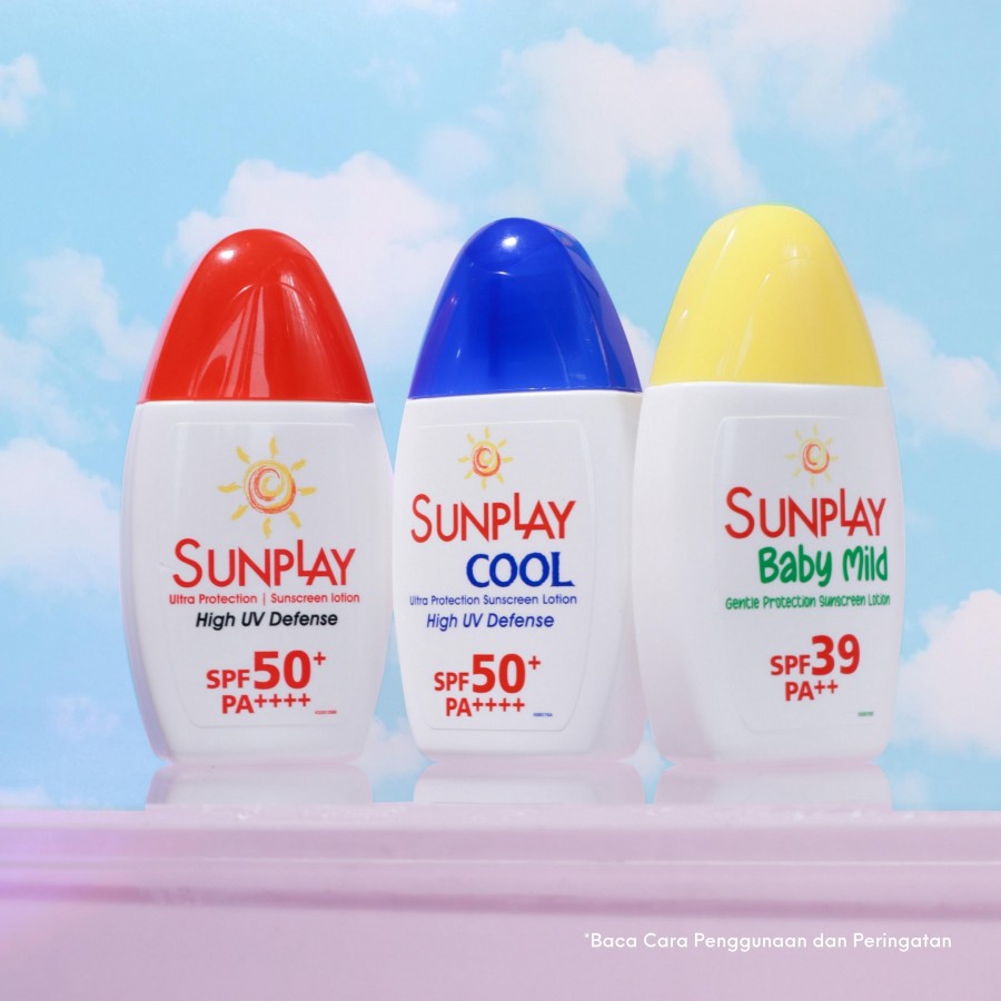 Rohto Laboratories Indonesia Sunplay High UV Defense Sunscreen Lotion SPF50 PA++++