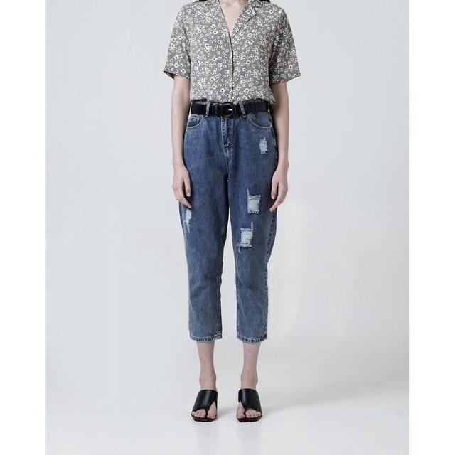Russel Ripped Mom Jeans 276833