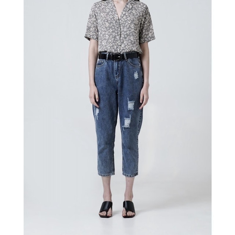 Russel Ripped Mom Jeans 5