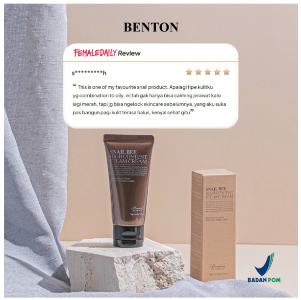 Benton Snail Bee High Content Steam Cream