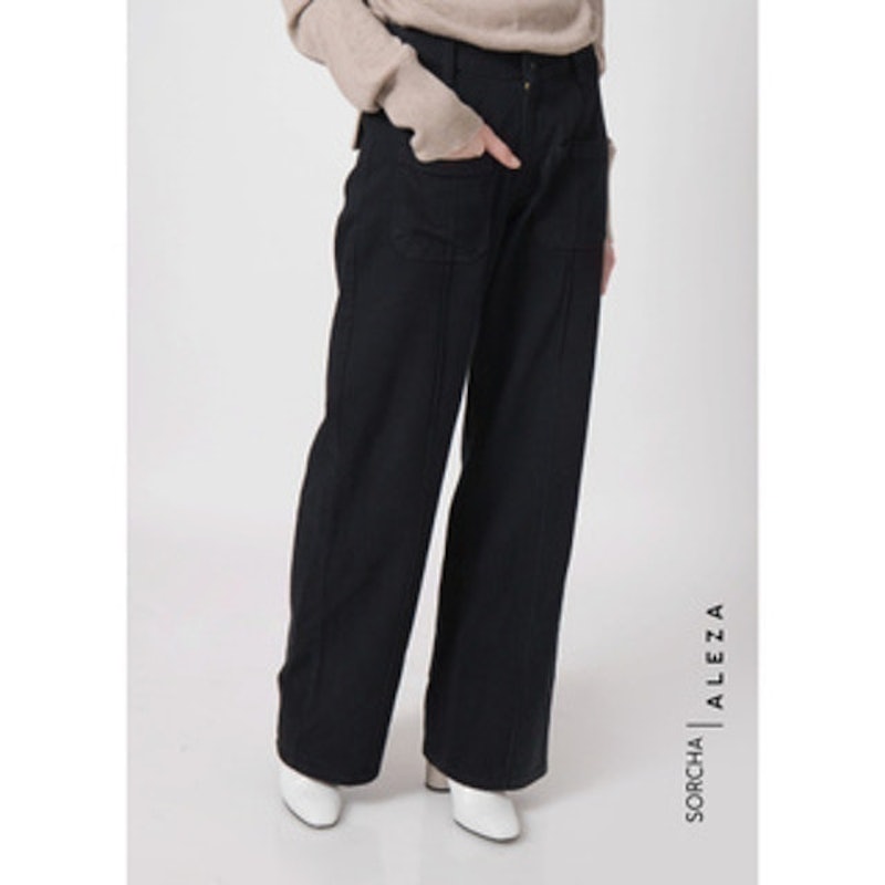Saura Pants Denim Black 1