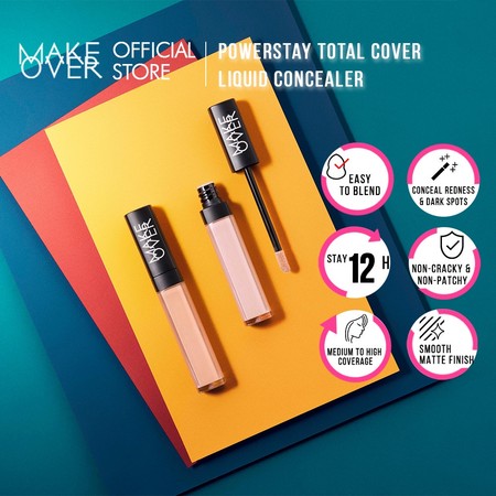 Paragon Technology and Innovation MAKE OVER Powerstay Total Cover Liquid Concealer 03 Medium