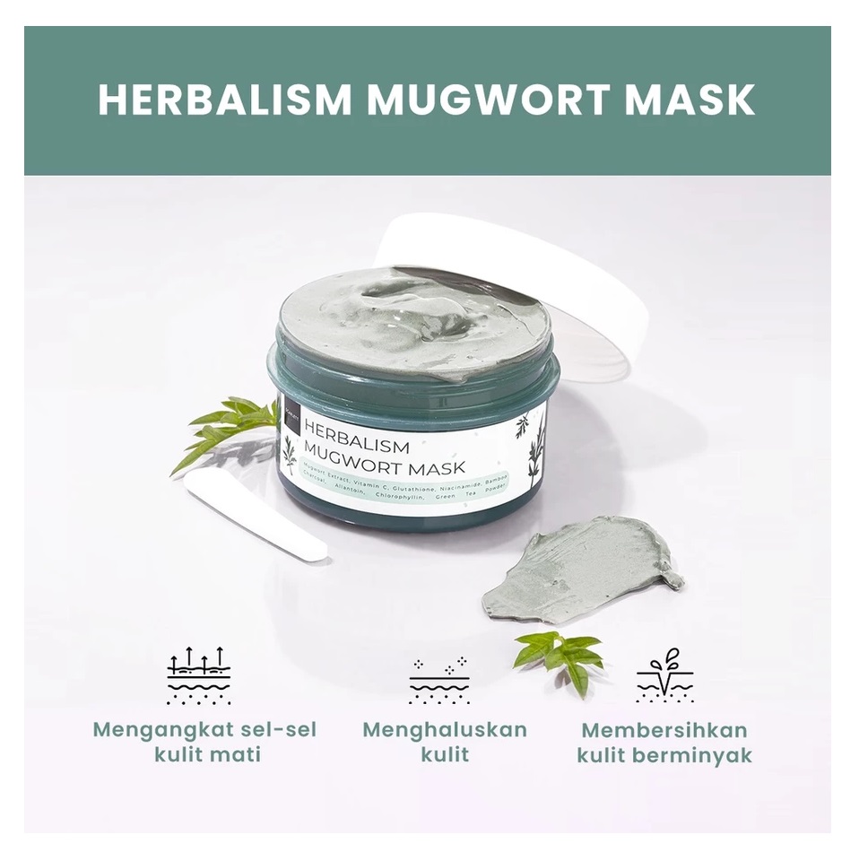 Opto Lingkar Sejahtera Scarlett Whitening Herbalism Mugwort Mask