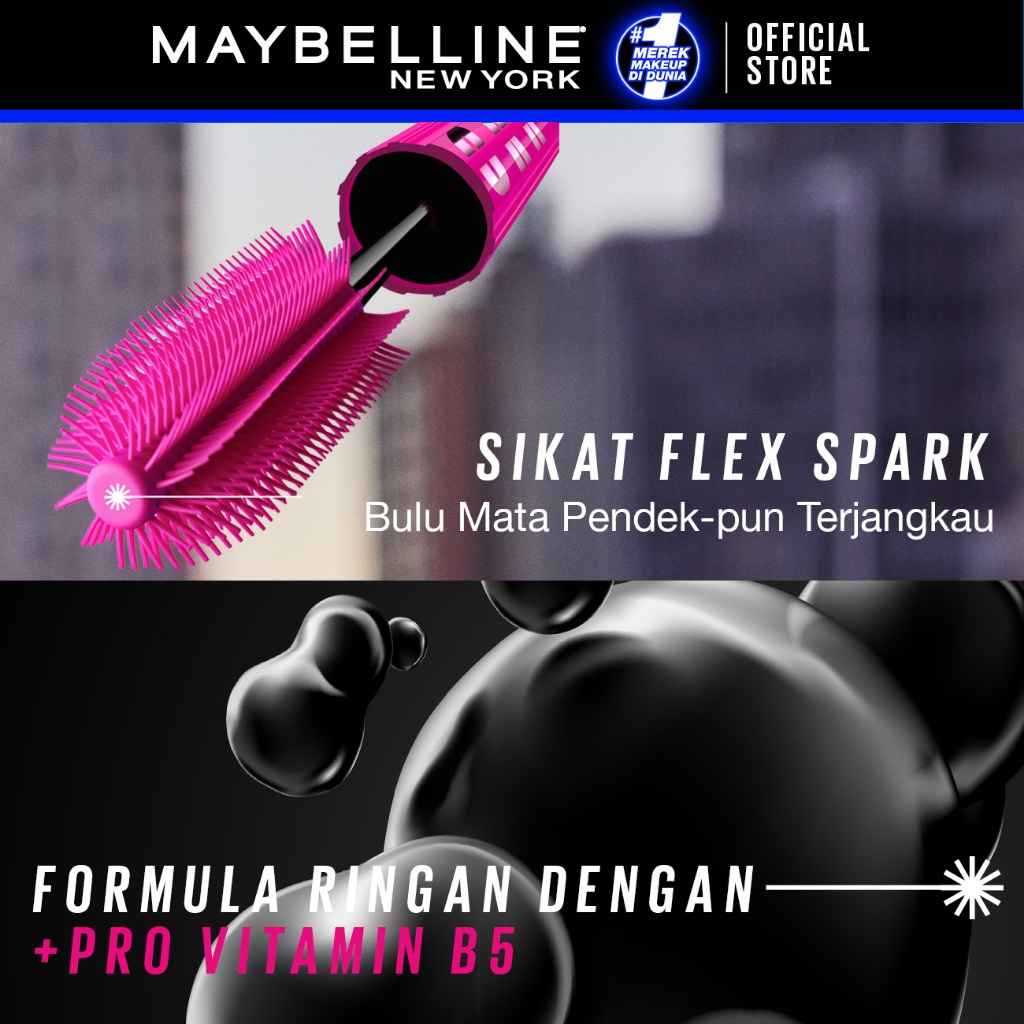 Loreal Indonesia Maybelline New York Firework Waterproof Mascara