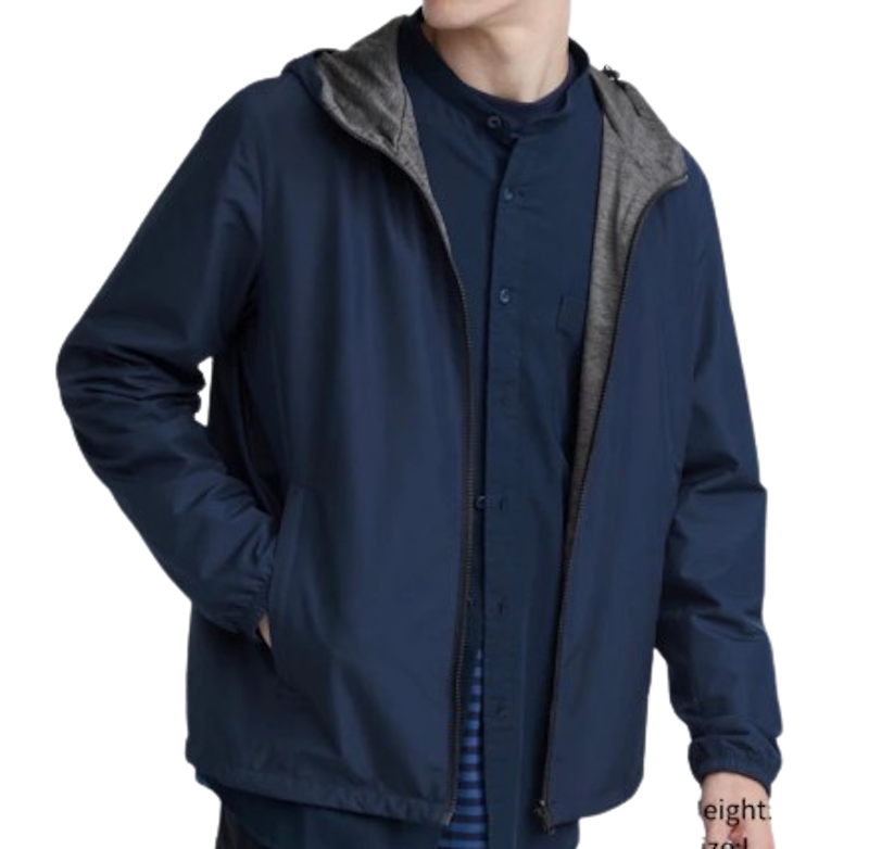 Uniqlo Jaket Parka Reversible Water-Repellent 2