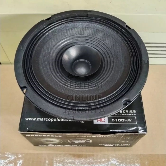 Marcopolo Audio Marcopolo Professional Series Midhigh Frequency Loudspeaker 6" MC 6100HW