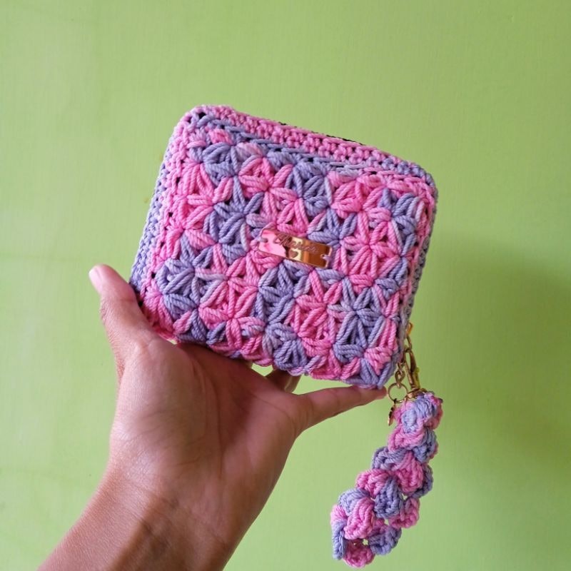 Chanda Crochet Dompet Rajut Handmade