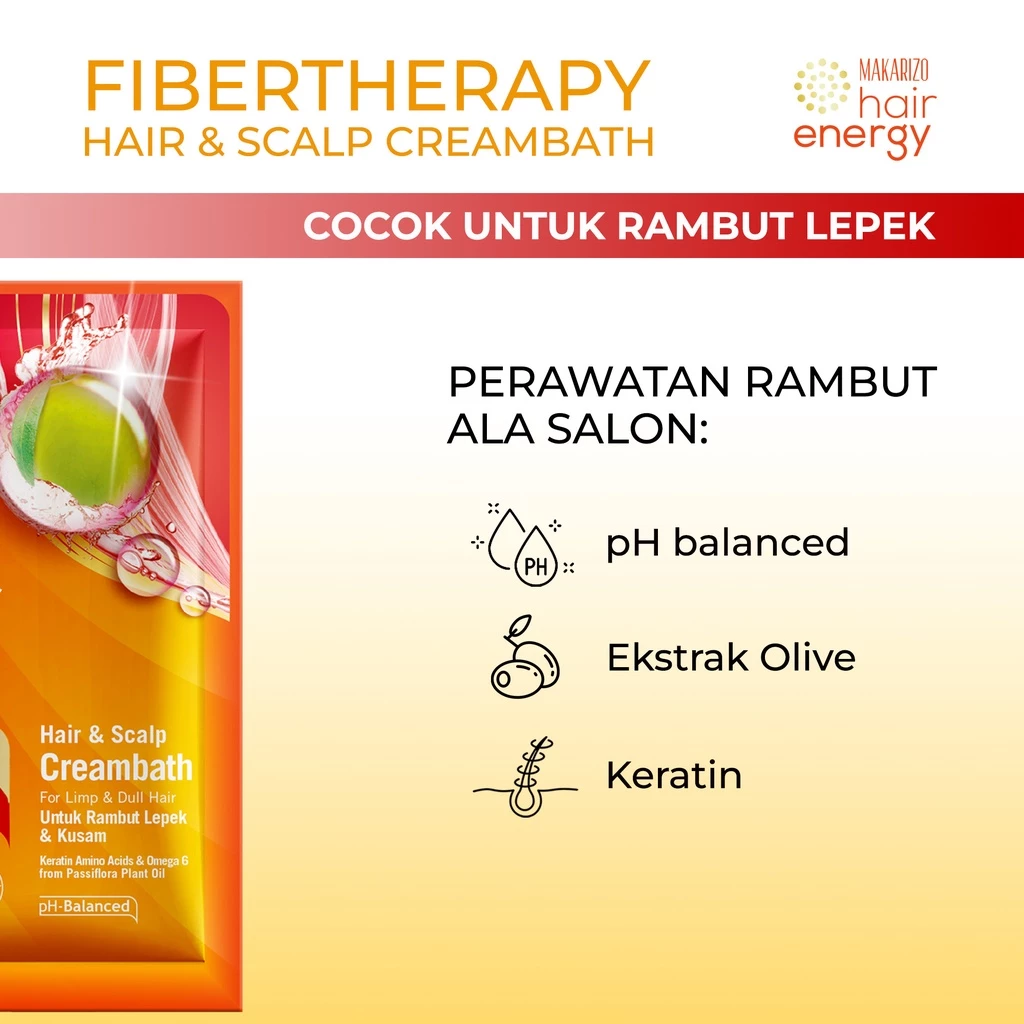 Fibertherapy Hair & Scalp Creambath Olive Extract 5
