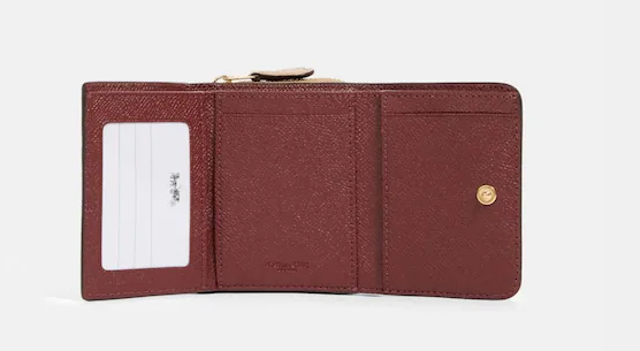 Coach Small Trifold Wallet 37968