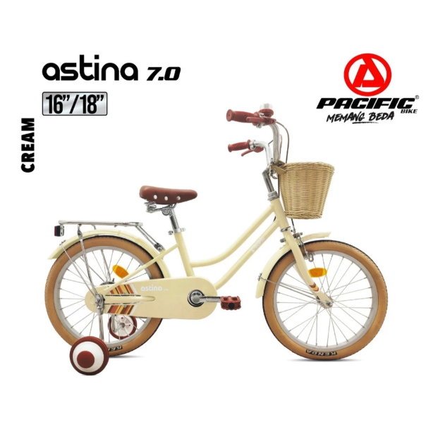 Roda Pasifik Mandiri Pacific Sepeda Anak CTB Astina 7.0 Size 16"/18"