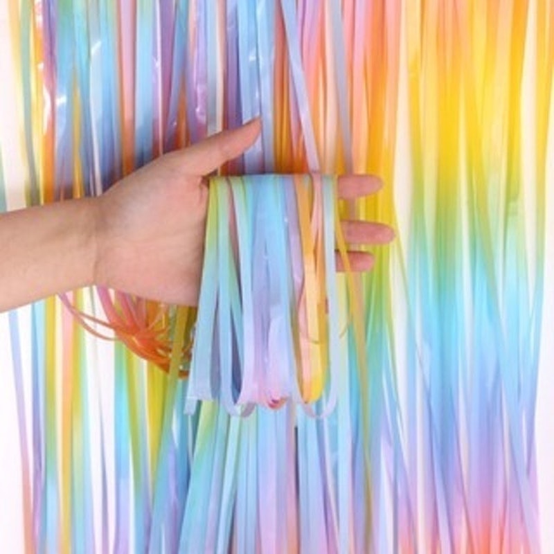 Foil Curtain Rainbow 1