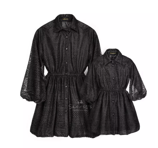  Saoirse's Evelyn Blouse Couple Ibu Anak Perempuan