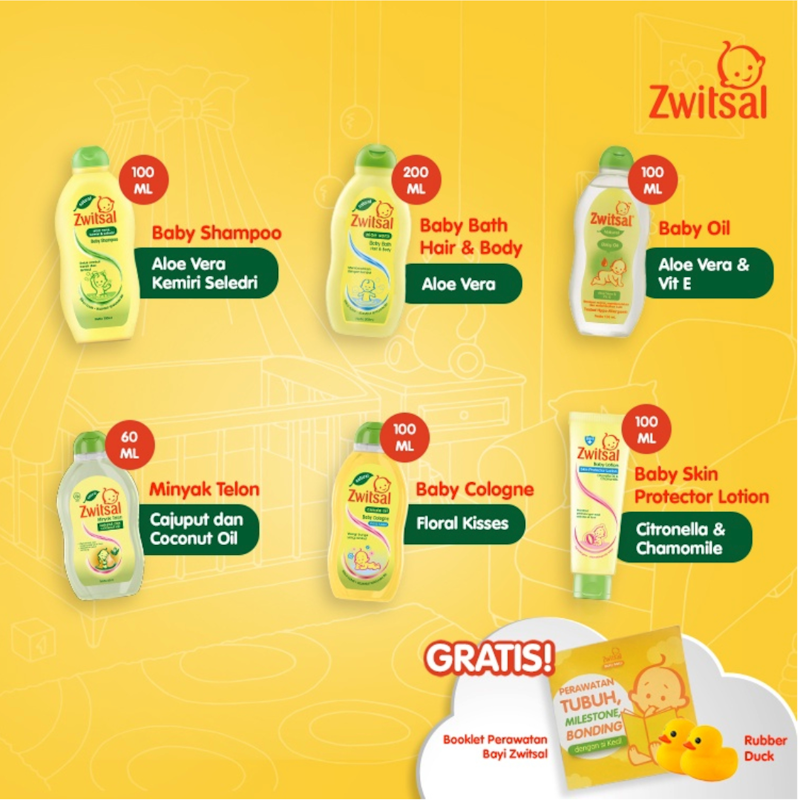 Zwitsal Essential Baby Gift Set Hampers Twinpack 2