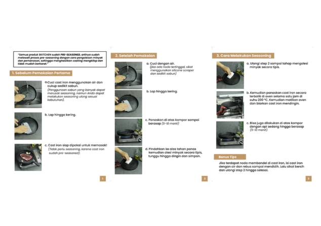 Karya Inovasi Purnama SKITCHEN Cast Iron Merauke Wok 