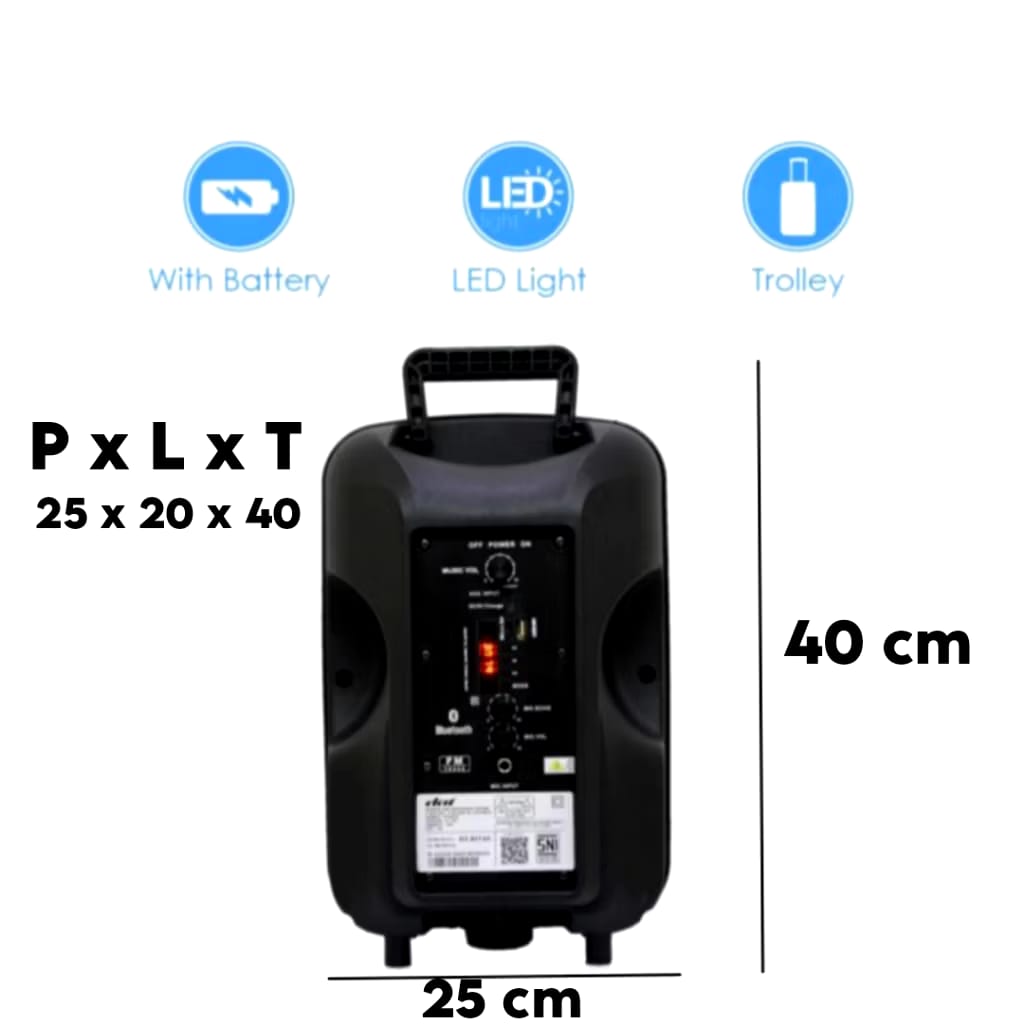 Rajasaputra Jaya Perkasa Dat Speaker Portable DT-815AS