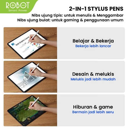 Wook Global Technology ROBOT 2-in-1 Stylus Pen Universal RSP01 