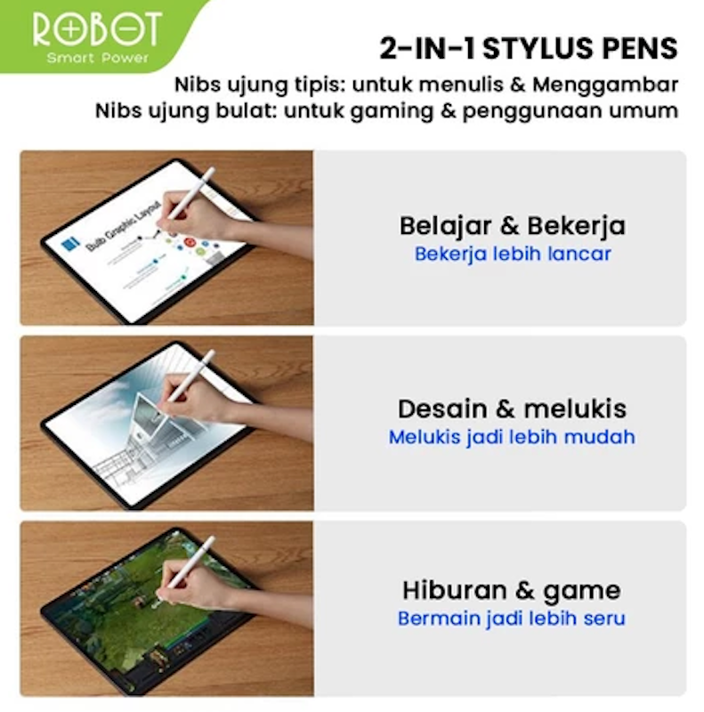 ROBOT 2-in-1 Stylus Pen Universal 5