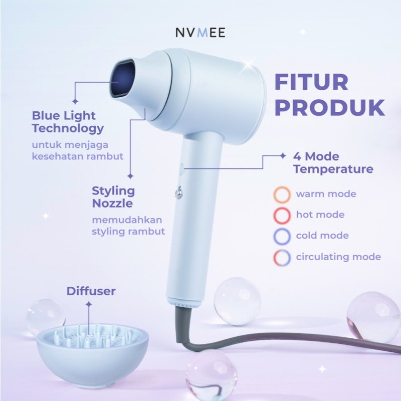 NVMEE Luna Hair Dryer 4