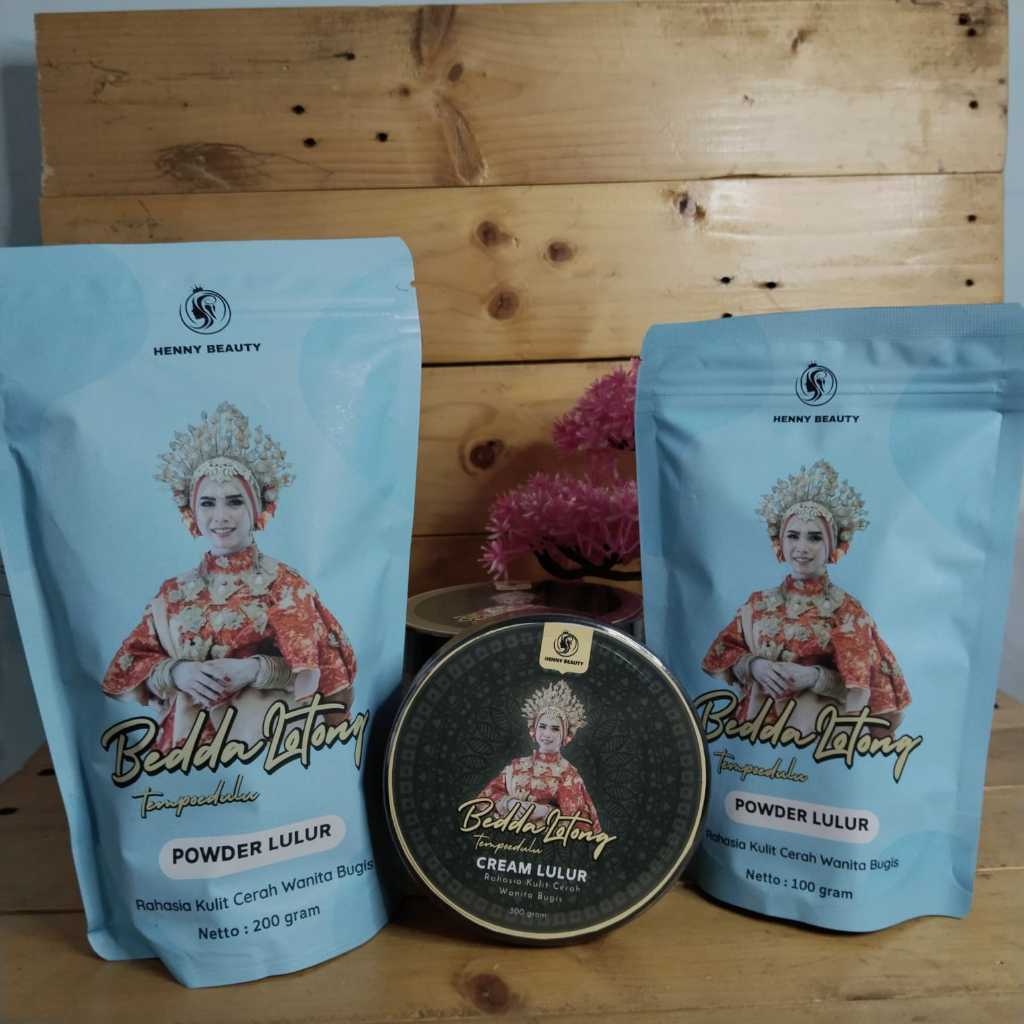  Henny Beauty Bedda Lotong Tempodulu Powder Lulur 
