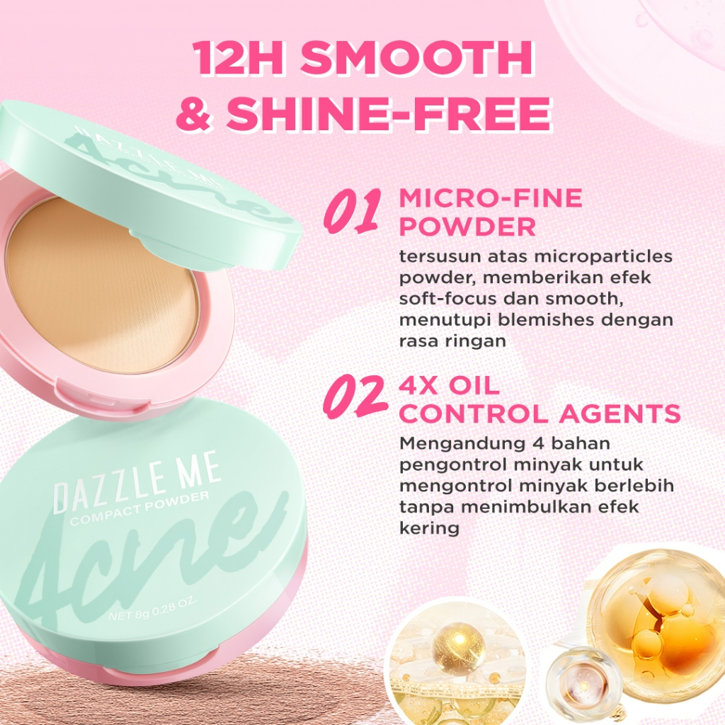 Acne Armor Flawless Flex Compact Powder W01 Light Ivory 4
