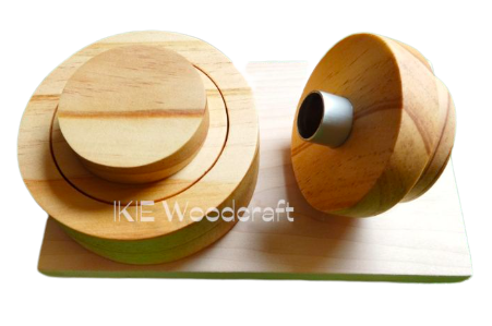 IKIE Cetakan Donat Kayu