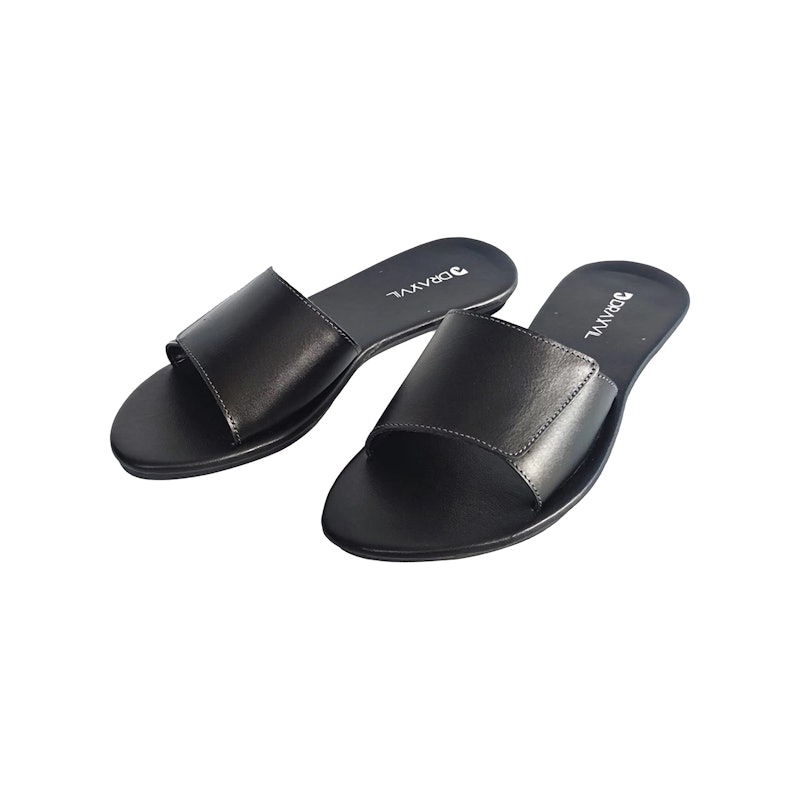 DRAXVIL Sandal Kulit Sapi Asli 1