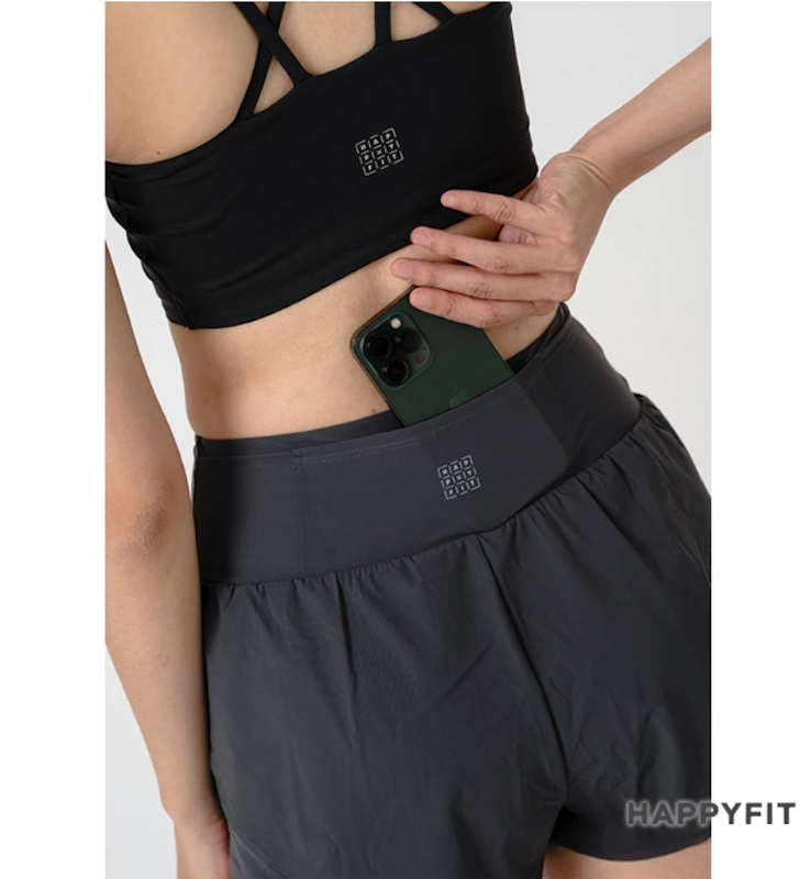 HappyFit Windproof Short Pants High Waist 2