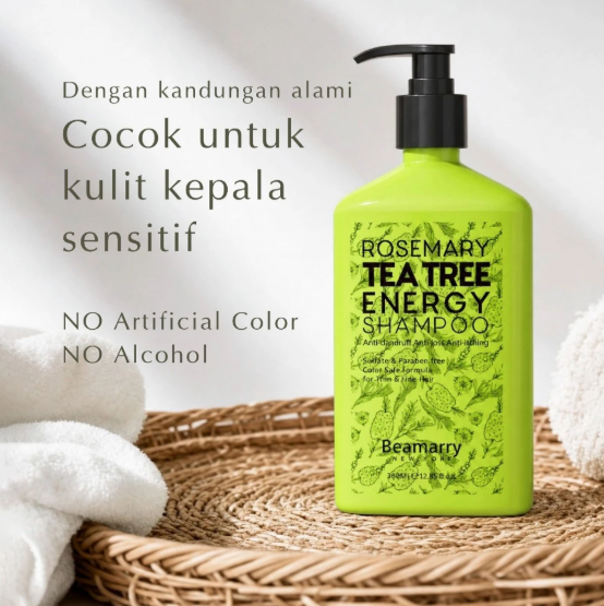 Beamarry Rosemary Tea Tree Energy Shampoo 2