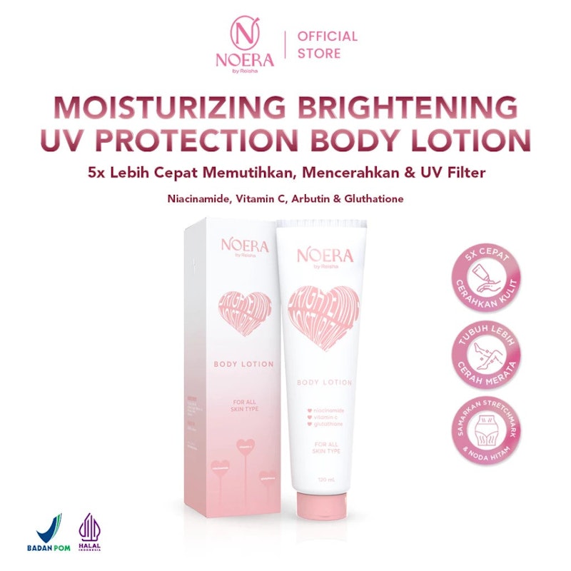 Noera Moisturizing Brightening Body Lotion With UV Filter 4