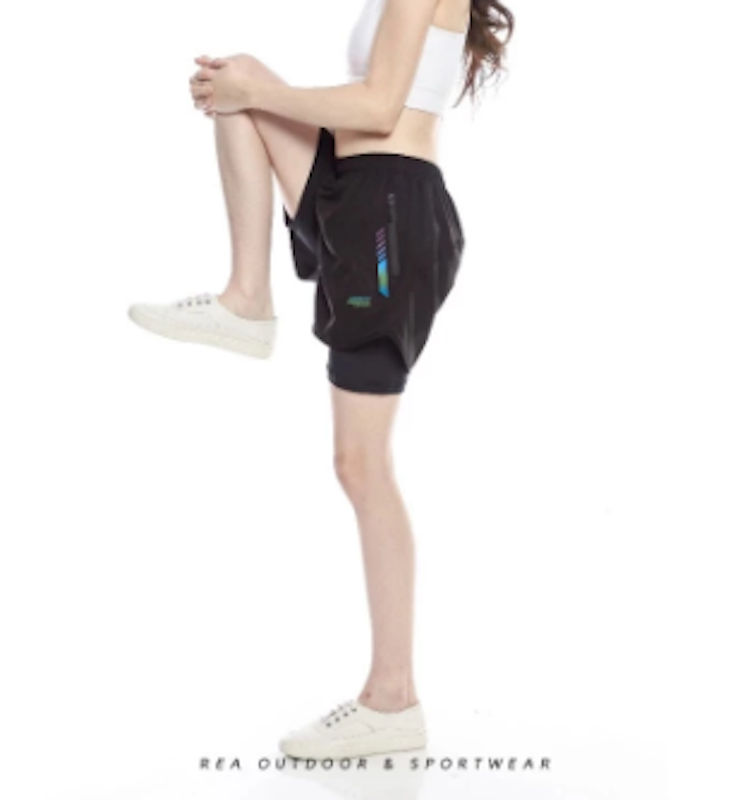 REA ACTIVEWEAR Celana Pendek Olahraga 2in1 Legging 4