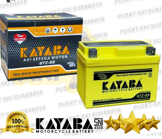 Selatan Jadi Jaya KAYABA Motorcycle Battery GTZ-5S