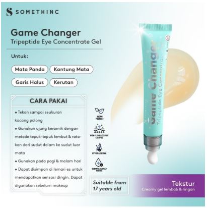 SOMETHINC Game Changer Tripeptide Eye Concentrate Gel