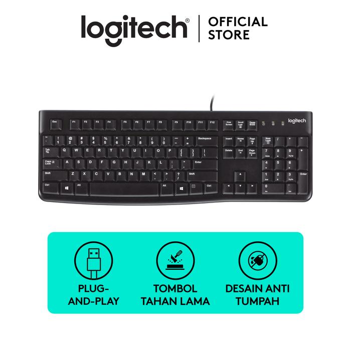 Logitech International Logitech USB Standard Computer Keyboard  K120